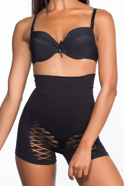 Emay Korse Black Special Design Boxer Corset 2064