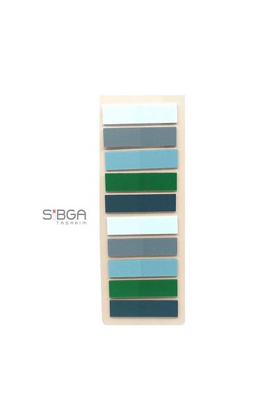 sibga tasarım Transparent Colored Postit Post-it Post ItBookmark Bookmark Postit Sticker Note Paper 200 Sheets