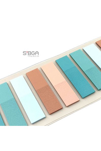 sibga tasarım Transparent Colored Postit Post-it Post ItBookmark Bookmark Postit Sticker Note Paper 200 Sheets
