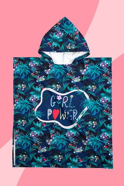 HAMUR Παιδικό Poncho 7-10 ετών Πετσέτα παραλίας Gir Power