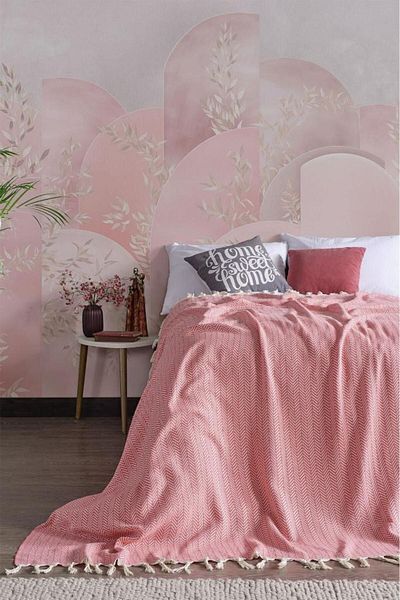 Miabella Home Pique Double, Summer Pique 100% Cotton, Double Bedspread, Tasseled Edge, Soft