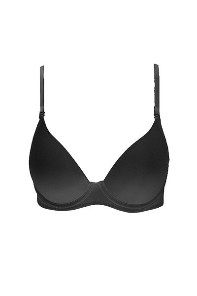 Le Jardin 7010 Belle Γυναικείο Micro Covered Basic Cup Unbuttressed σουτιέν Μαύρο