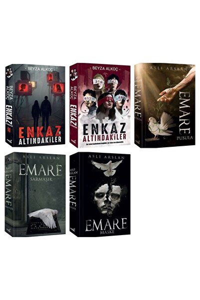 İndigo Kitap Enkaz Altındakiler 1-2 Karton Kapak - Emare Serisi Maske Sarmaşı...