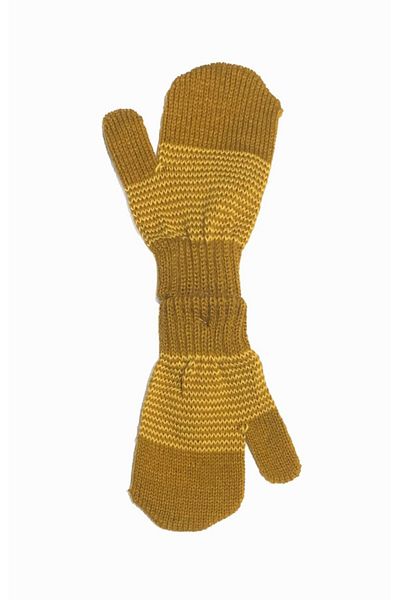 Lumos Trade Children's Soft Textured Striped Knitwear Snow Gloves 3-6 Years