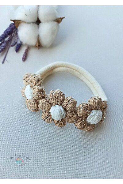 Masal Örgü Dünyası Amigurumi El Emeği  Bebek Çocuk Saç Bandı / Bandanası - Ch...