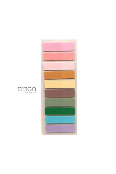 sibga tasarım Transparent Colored Postit Post-it Post It.Bookmark Bookmark Postit Sticker Note Paper 200 Sheets