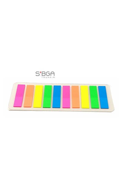 sibga tasarım Transparent Colored Postit Post-it Post ItBookmark Bookmark Postit Sticker Note Paper 200 Sheets