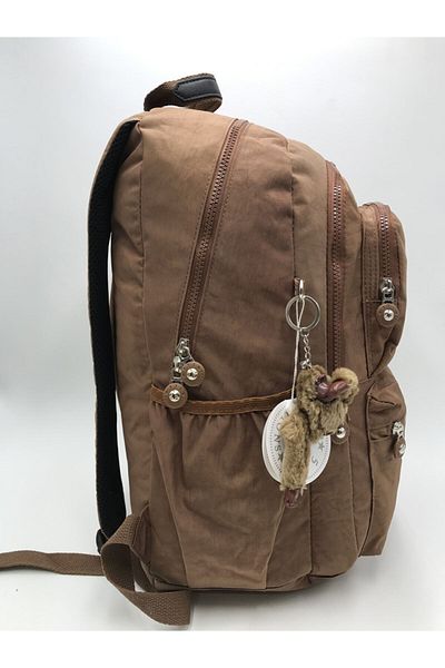 571 Collections Çanta Unisex Tan Εξαιρετικά ελαφρύ και αδιάβροχο σακίδιο πλάτης μεγάλου όγκου - Πολλαπλές τσέπες