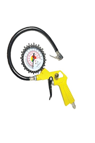 Bhd Kompresör Hava Tabancası Lastik Şişirme Saatli