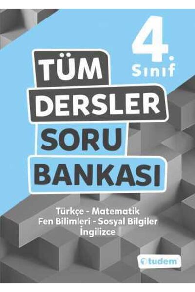Tudem Eğitim Yayınevi 4.sınıf Tüm Dersler Soru Bankası - Tudem