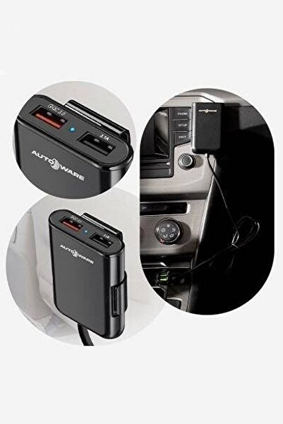 Autoware Araç Içi Uzatmalı Usb Çoğaltıcı