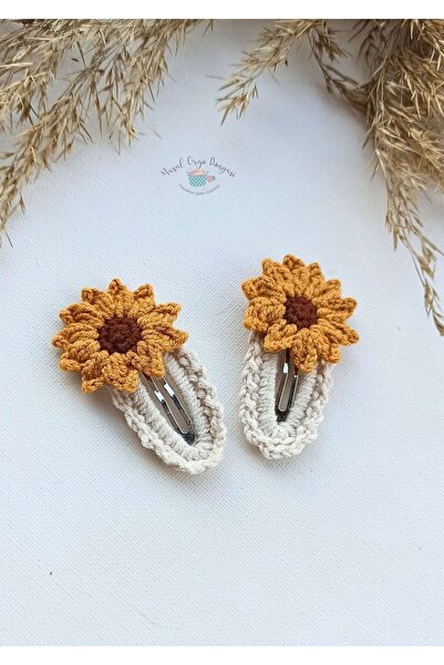 Masal Örgü Dünyası Agrafe de păr minunate Noua serie de toamnă Accesoriu cu c...