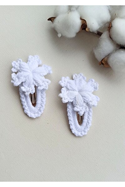 Masal Örgü Dünyası إكسسوار شعر على شكل ندفة الثلج، مشبك شعر بتصميم رأس السنة ...