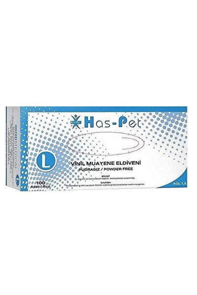 Has-Pet Haspet Pudrasız Eldiven Vinil Large
