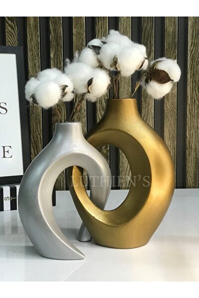 Luthien Sarmaşık Vazo Seti Modern Tasarım Obje