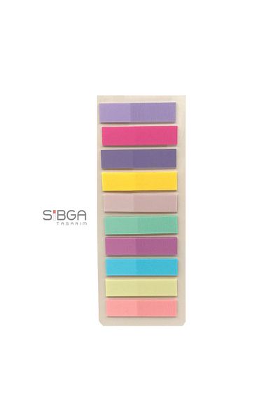 sibga tasarım Transparent Colored Postit Post-it Post ItBookmark Bookmark Postit Sticker Note Paper 200 Sheets