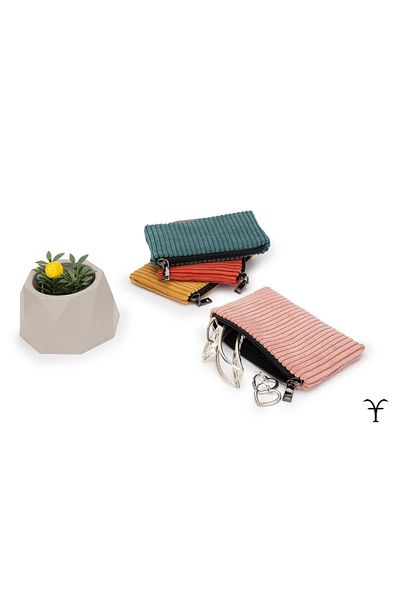 Aftaries Stylish Handmade Corduroy Hand Wallet, Coin Purse