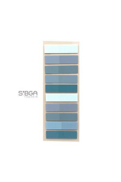 sibga tasarım Transparent Colored Postit Post-it Post ItBookmark Bookmark Postit Sticker Note Paper 200 Sheets