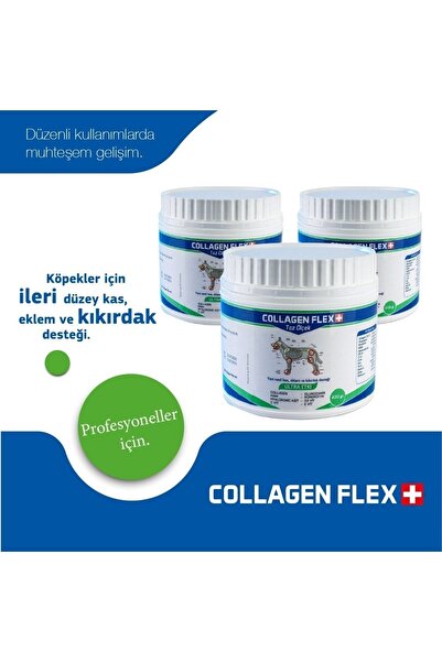 Collagenflex Collagen Flex, Orjinal Ve Resmi Patentli Köpeklerde Extra Gelişim Ve Kuvvetlendirici 3 Adet.