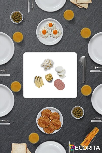 Decorita Glass Presentation Stand| Solid Color - White| 29cm X 34cm