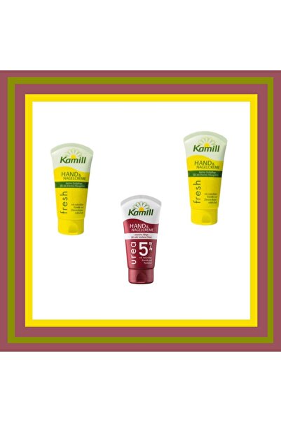 Kamill Fresh & Kamill Urea %5 El Kremi 75X75X75ml 3lü Set