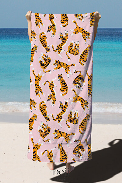 ECEMRE 75x150 cm Digital Printed Beach Towel