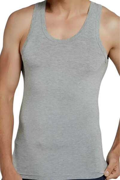 Mood Agenda 12-Piece Gray Men's Cotton Combed Tank Set