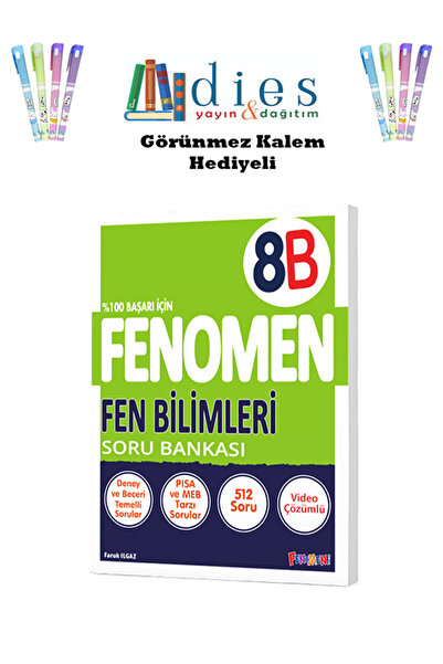 Fenomen Yayıncılık Fenomen 8. Sınıf Lgs Fen Bilimleri Soru Bankası (B)