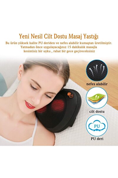 Genel Markalar Boyun Sırt Bel Ayak Yoğurmalı Ovmalı Masaj Yastığı Aleti