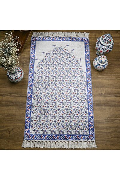 Asyabayrak Синя килимка з візерунком з керамічних плиток