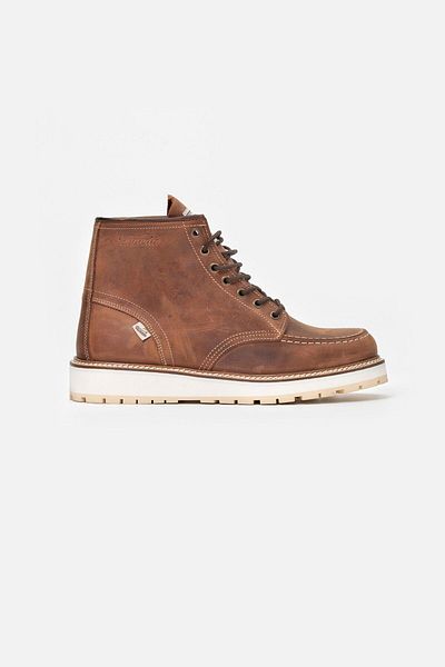 Vaneda 1106 LIFESTYLE V-TOWN CRAZY MEN'S BOOTS RED TAN