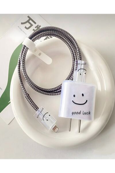 EmpoCases İphone 18w/20w Uyumlu Şarj Aleti Kılıfı, Şarj Kablosu Örme Aparatı,...