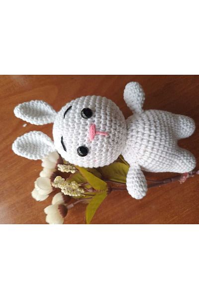 TülaysHandCraft Rabbit Healthy Amigurumi Knitting - Cute Little Toy