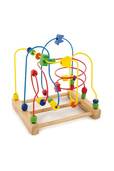 Viga Wooden Educational Wire Beads For Kids Ages 18+ Months