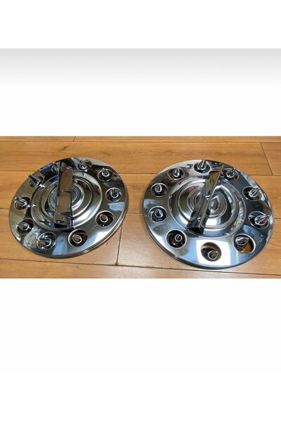 Karadeniztırmarket 2 Adet 22,5 Jant Kapak 2 Adet Fırfır 20 Adet Sivri Bijon Kapak