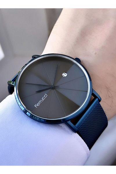 Ferrucci  Men's Straw Band Wristwatch