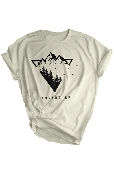 FECCY Tricou oversize unisex imprimat pentru exterior - Magazin