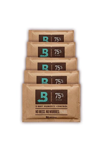 Boveda 75 60g Humidor Puro Kutusu Nemlendirici 5li Eco Paket
