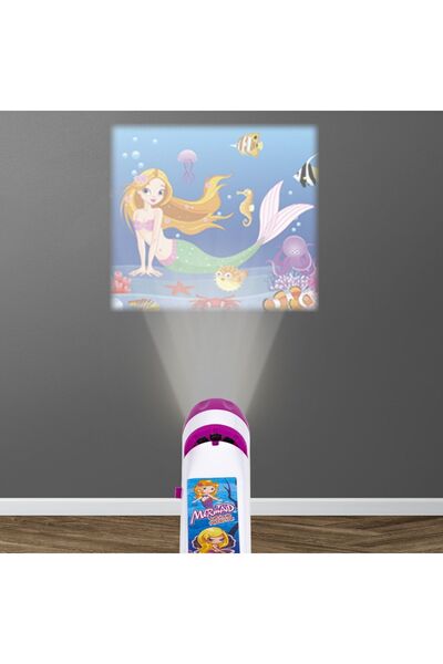 Lina Ahşap Diyarı Çocuklar İçin Eğitici El Feneri Projektör 24 Resimli Erken ...