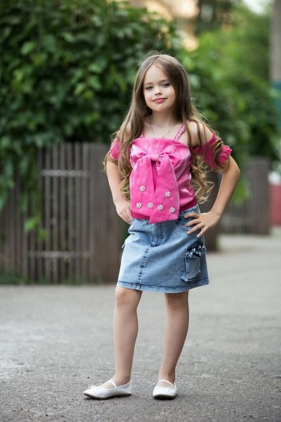 Ribbon kids Satin Rose Fabric
