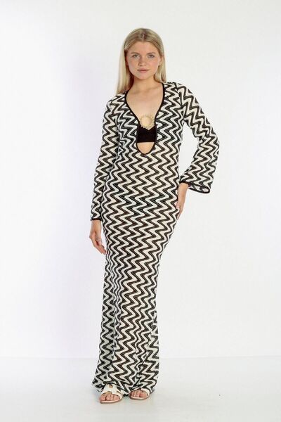 kear bunner Pareo Desenli Elbise