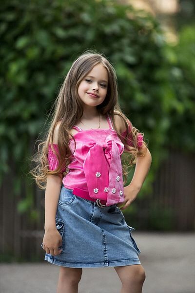 Ribbon kids Satin Rose Fabric