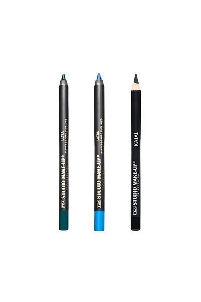 TCA Studio Make Up Ultra Waterproof 3-Piece Eyeliner Eye Pencil Set