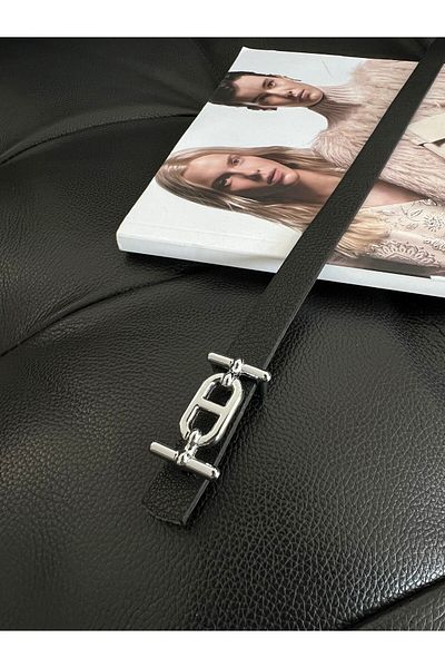 Fiori Curea subțire din 2 piese cu cataramă argintie, centură pentru pantaloni, centură pentru cămașă, centură pentru jachetă