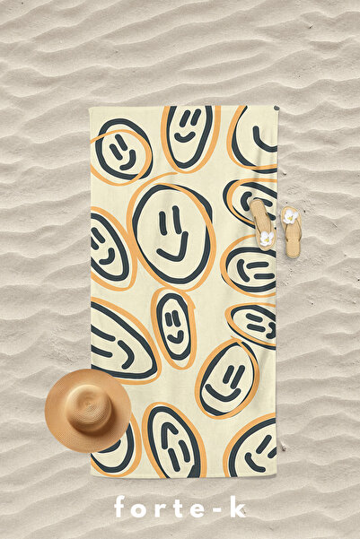 Fortek Home Πετσέτα θαλάσσης μεγάλου μεγέθους 75x150 CM