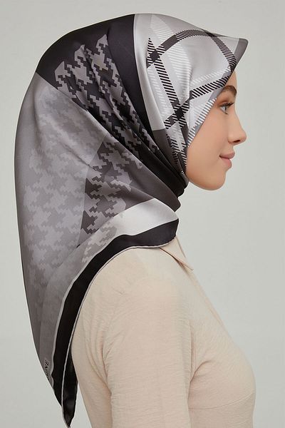Armine Twill Silk Scarf Nostalgia Series - 8620d-05