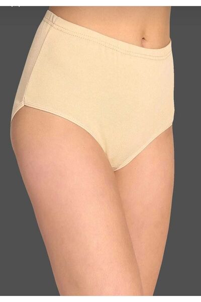 Tutku Pachet de 6 chiloți din bumbac Ribana Bato Ten pentru femei