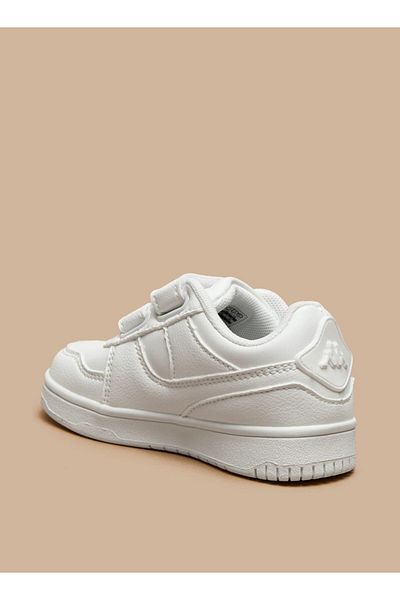 Kappa Boys' Panelled School Shoes with Hook and Loop Closure