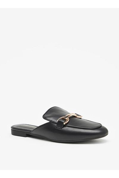 Celeste Women's Slip-On Mules with Metallic Accent