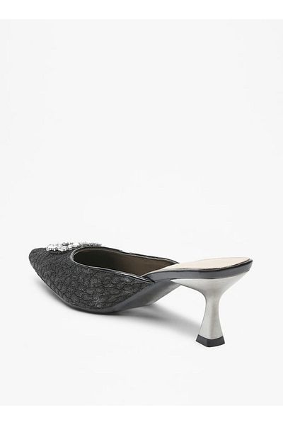 Flora Bella by Shoexpress حذاء مفتوح منمق سهل الارتداء وكعب واسع